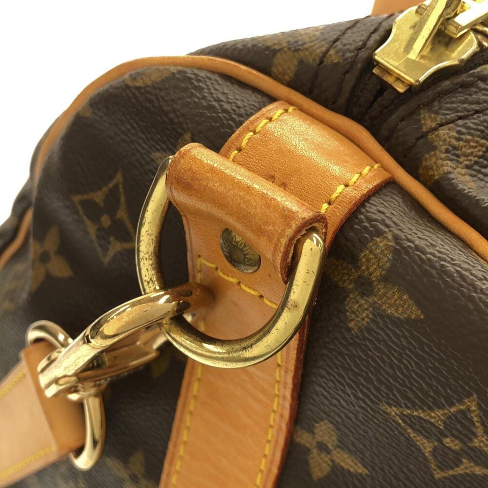 LOUIS VUITTON Authentic Brown Monogram Keepall 60 Boston Bag - Picture 6 of 10